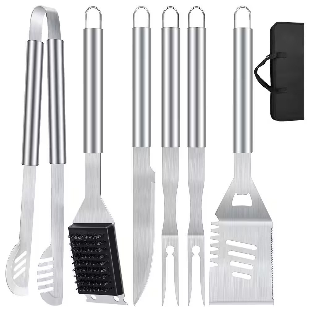 Stainless Steel Grill Tool Set (6-Pieces)