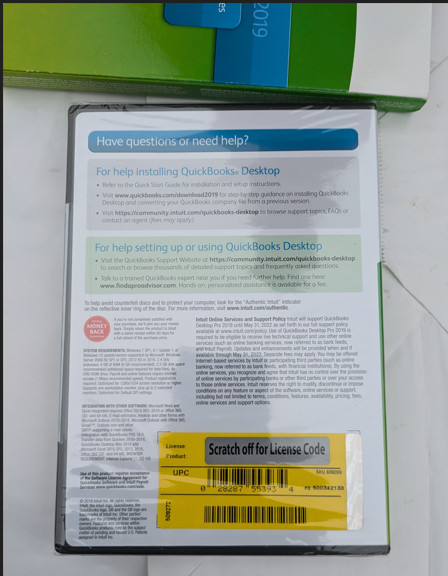 Intuit QuickBooks Desktop Pro 2019 Software (1 User)