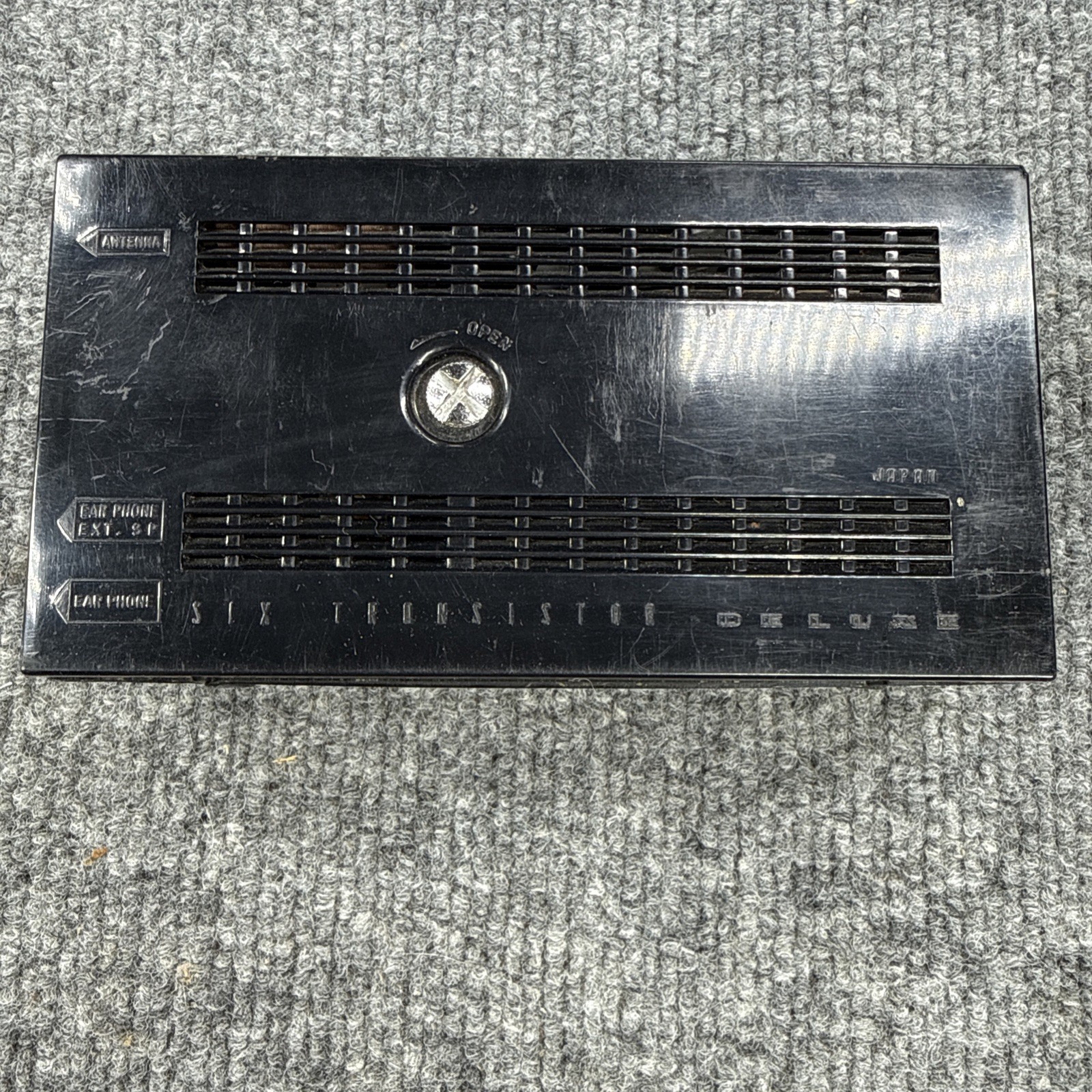 Vintage Channel Master 6-Transistor AM Radio – Parts Repair – Made in Japan