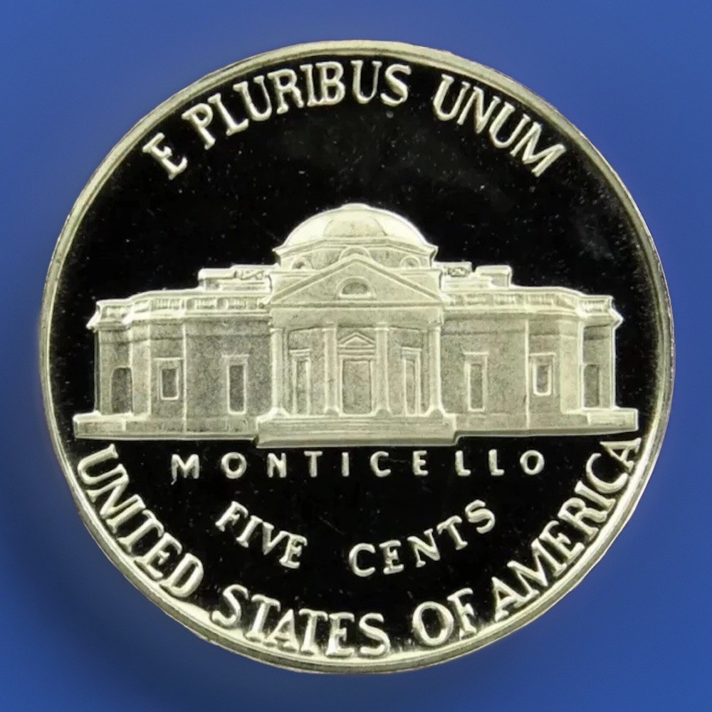 2000-S Gem 5 Full Steps Proof Jefferson Nickel Coin FAST SHIPPING