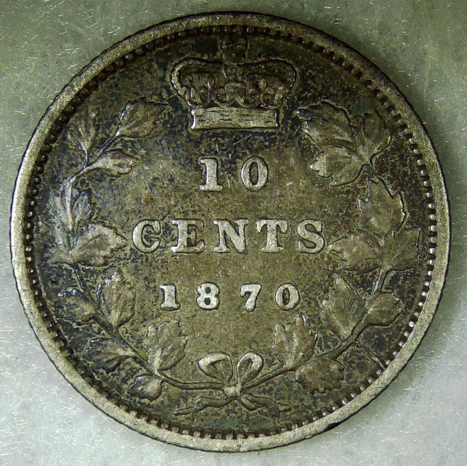 1870 Canada Ten Cent 10