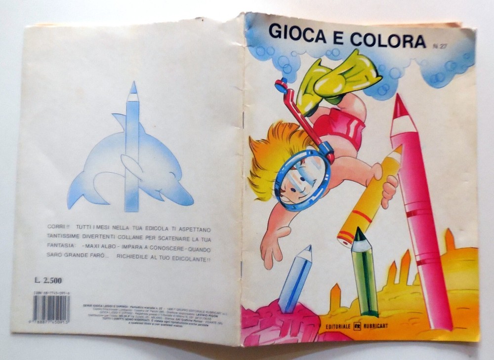 GIOCA E COLORA N.27 RUBRICART 1990