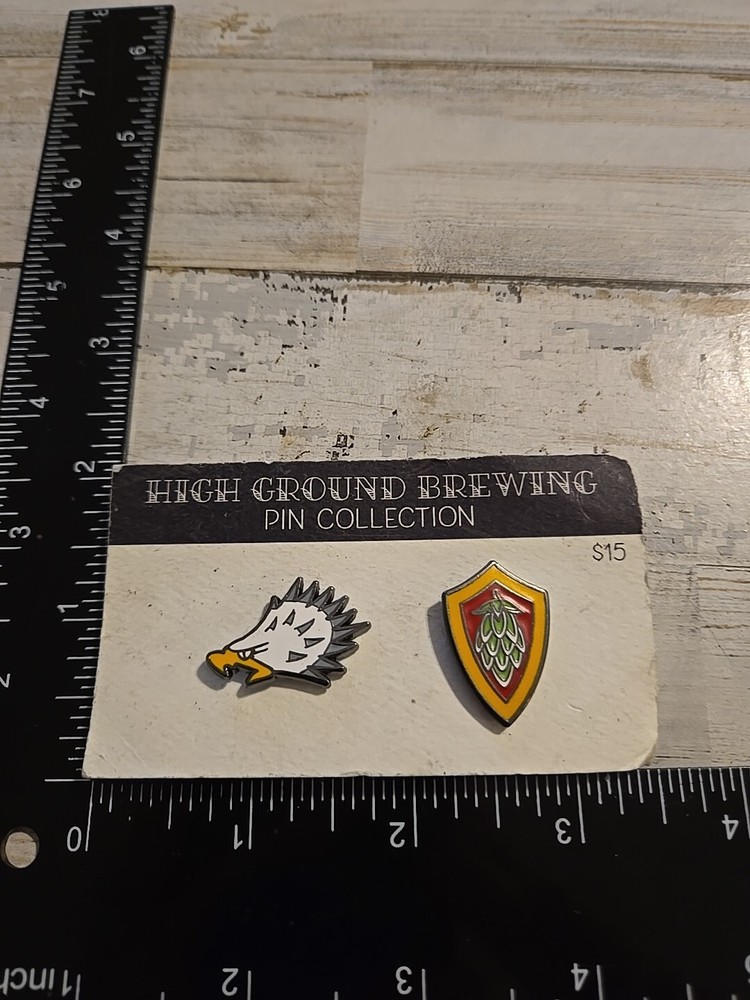 High Ground Brewing Company Pin Collection Eagle Hops Q2