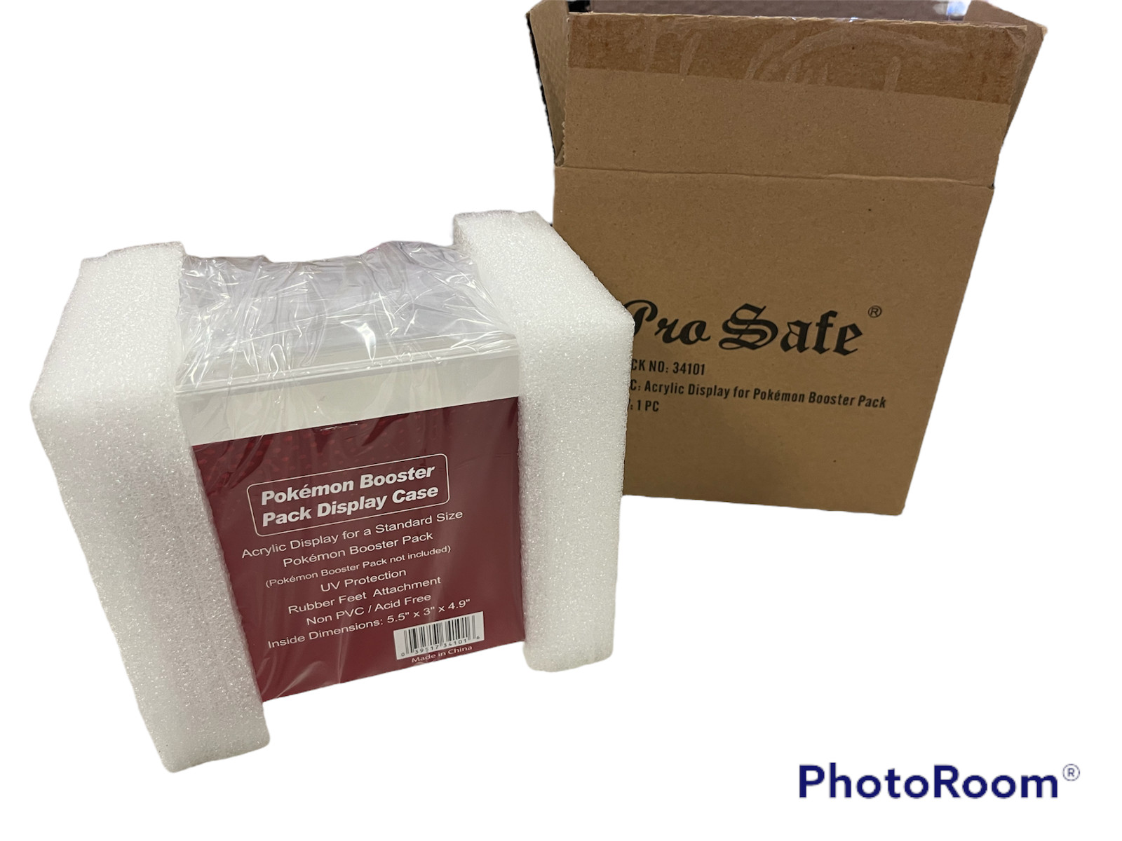 Pro-Safe Acrylic Display Case for Pokemon Booster Box UV Protection 34101