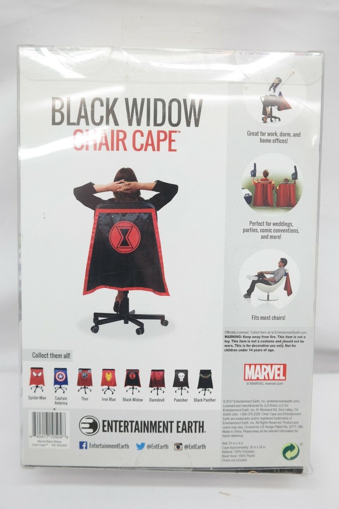 Marvel Comics Black Widow Chair Cape TF