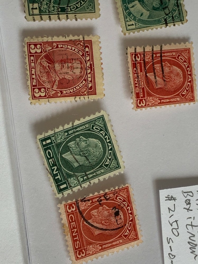 Old Canada Stamps H19