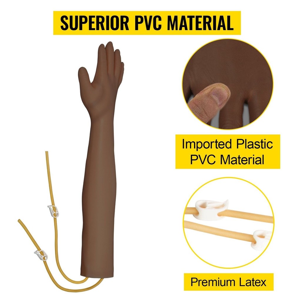 Phlebotomy Practice Kit, Dark Skin IV Practice Kit Venipuncture Learning