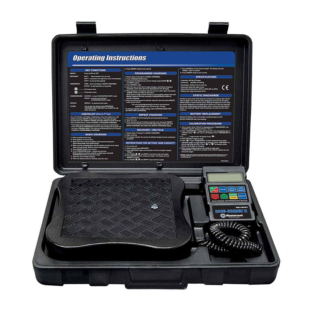 98210-A Electronic Refrigerant Scale, Black