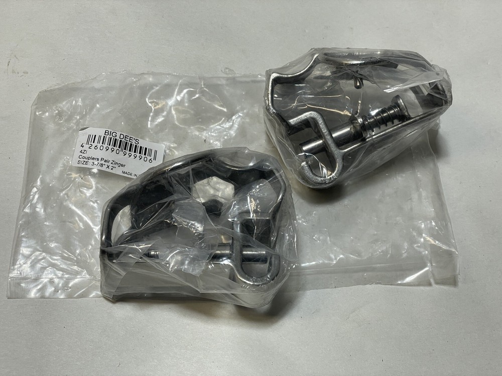 BIG DEE'S Quick Hitch Harness Couplers Pair 3-7/8" x 2"