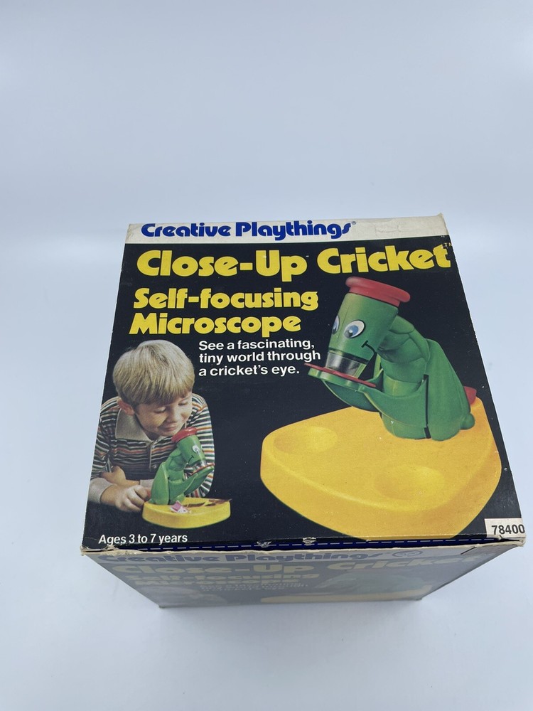 Vintage Creative Playthings Close-Up Cricket Microscope Educational Toy