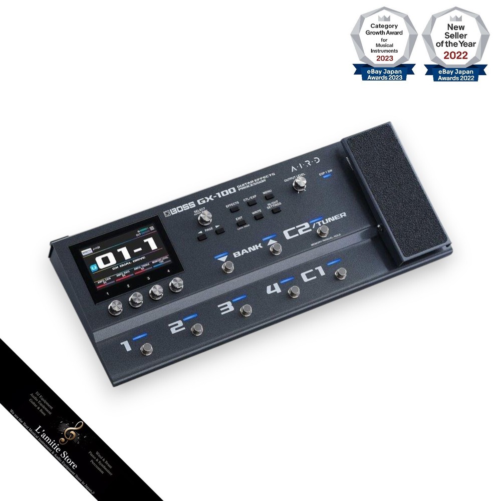 BOSS GX-100 Guitar Effects Processor AIRD GX100 Multi-effectors Japan New