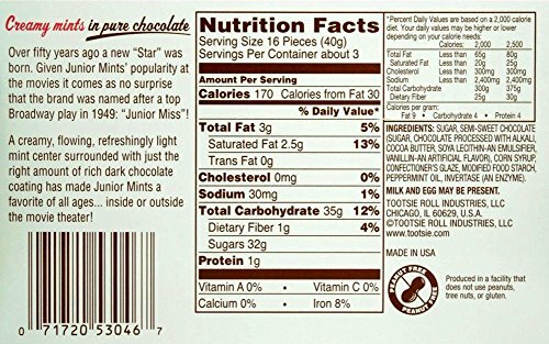 Tootsie Junior Mints Theater Box 3.5 oz [12-Boxes]