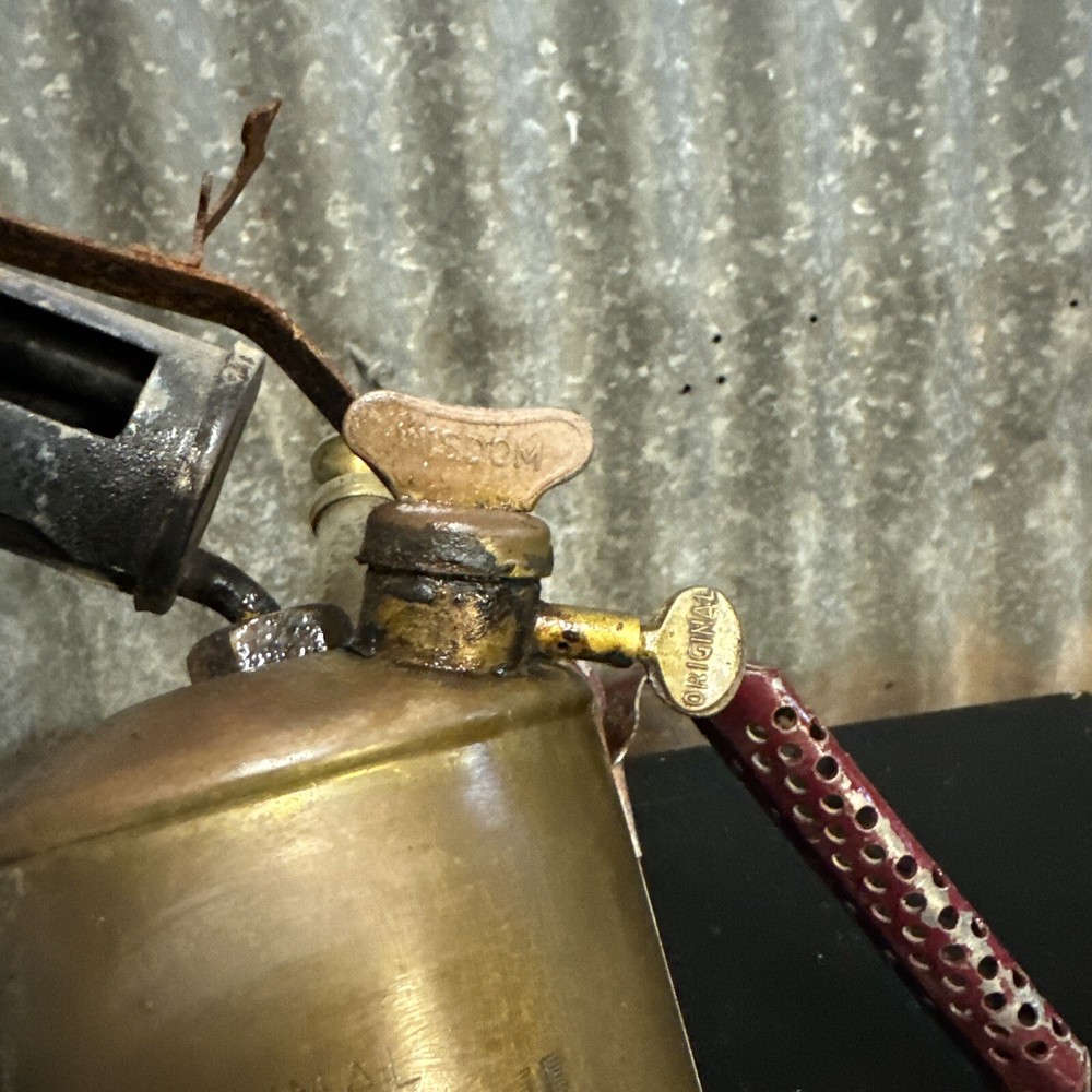 Goodwill ‘WISDOM’ Vintage Brass Blow Torch