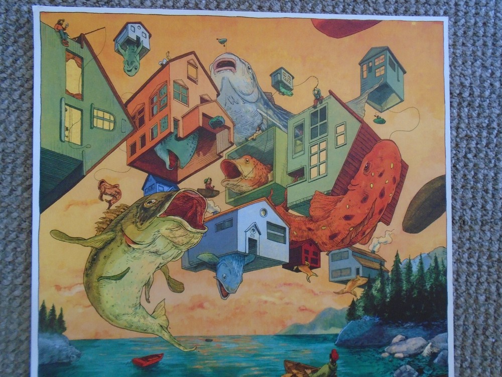 ORIGINAL CONCERT POSTER & TICKET-BILLY STRINGS-APRIL 9,2022-#81/300