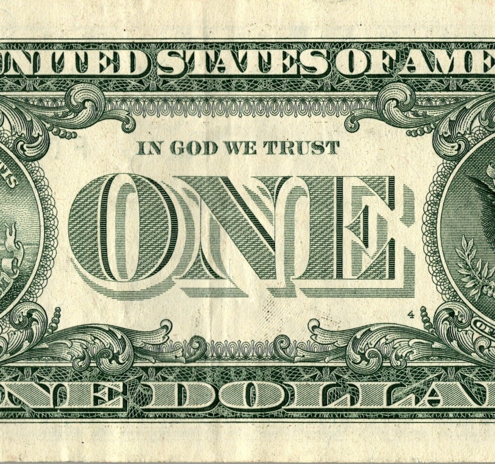 2017 F Star note one dollar bill regular run