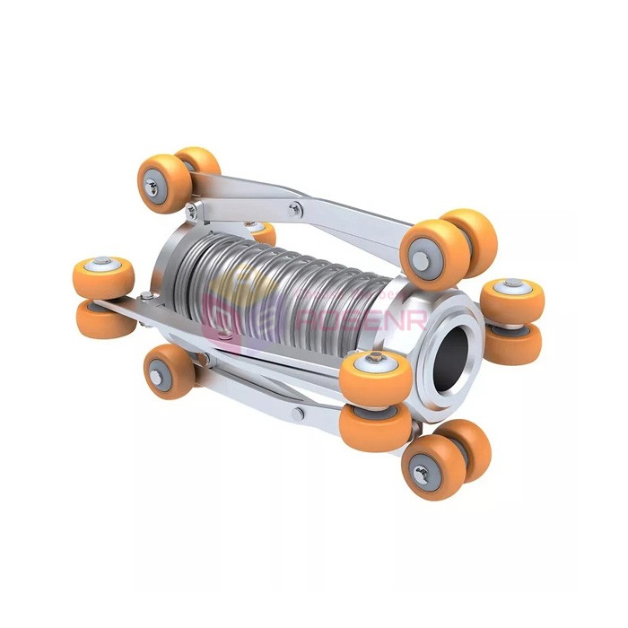 Sewer Endoscope Camera Crawler with Retractable Extension Bracket Guide Pulley