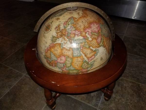 Replogle 12" Diameter World Classic Globe with Wood Base High Quality!