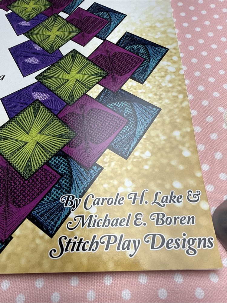 "TWISTY STITCHES" String Art for Needlepoint Book, Vol 1