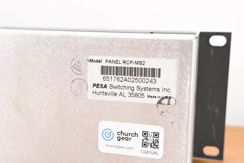 Pesa RCP-MB2 2RU Control Panel (NO POWER SUPPLY) CG01URL