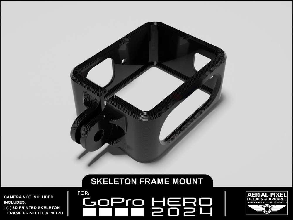 GoPro HERO 2024 Vertical (Portrait) Skeleton Frame Mount