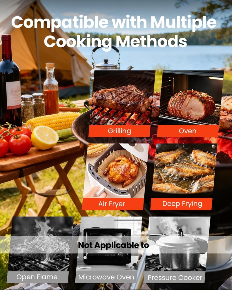 UNERVER Wireless Bluetooth Smart Meat Thermometer with WiFi - High Accuracy ±0.5
