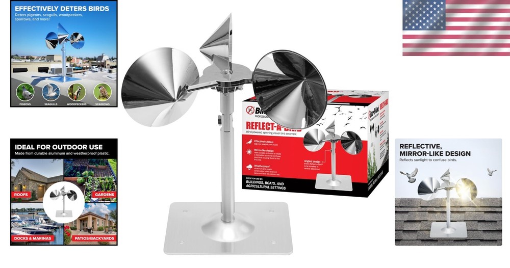Reflect-A-Bird Spinning Deterrent - Repels Birds