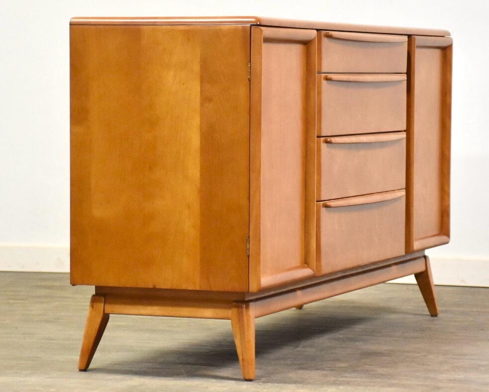 Refinished Maple Credenza by Heywood Wakefield