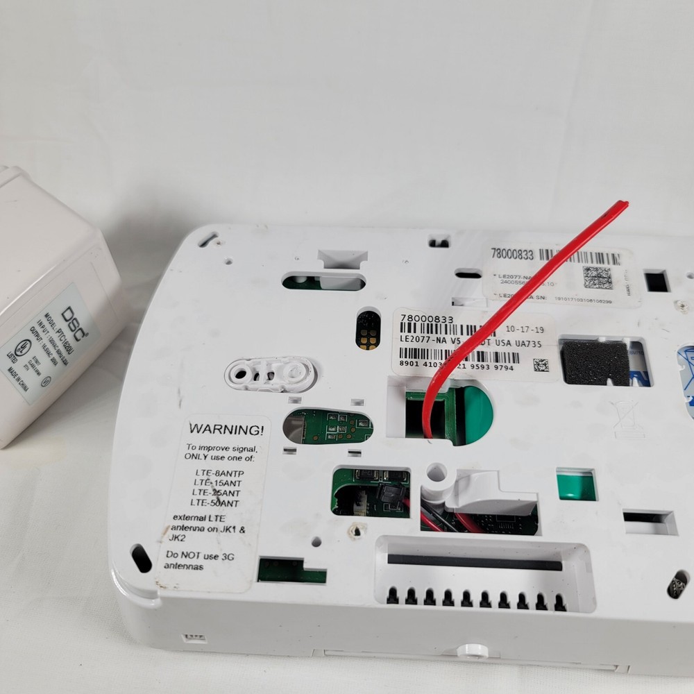 ADT Wireless Security Alarm System Control Panel 3G2075-SM-NA - With Power Cord