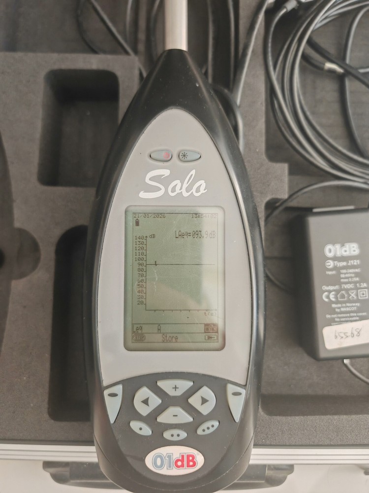 01dB SOLO Sound Level Meter, Decibel Meter, Multifunctional Sound Level Meter