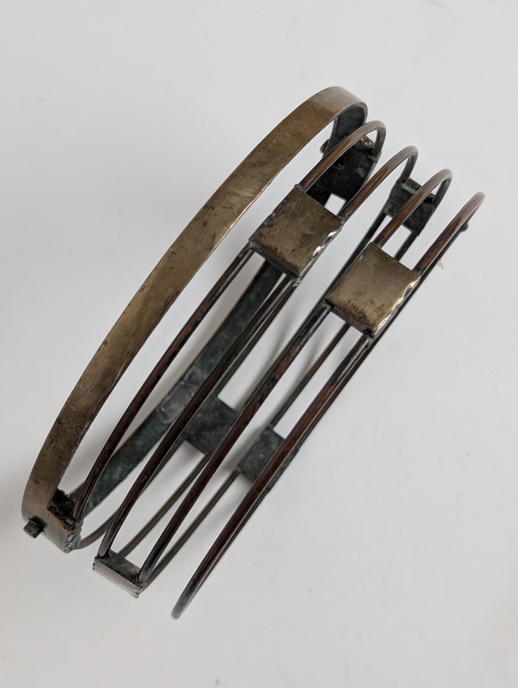 WWII John E. Hand & Sons Brass Navy Ship Compass P.E.X. U/4 Complete w/ Gimbal