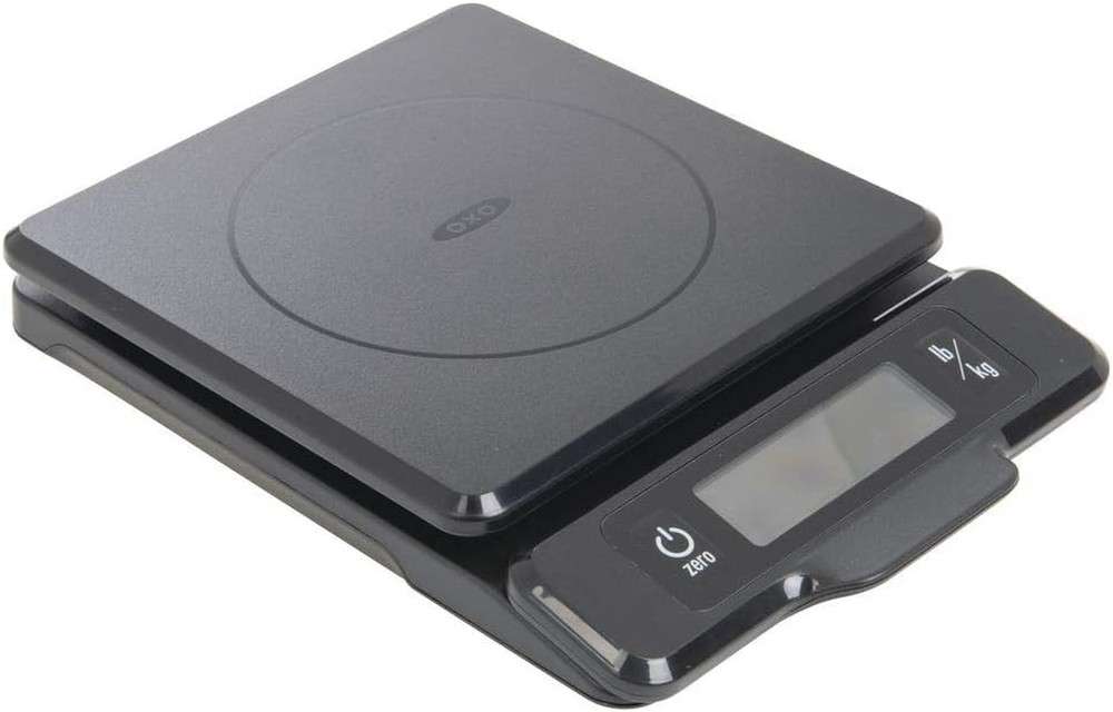 Good Grips 5-Lb Kitchen Scale with Pull-Out Display, Black