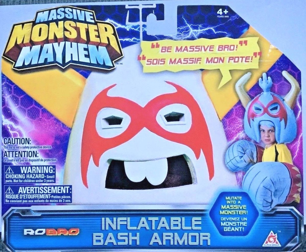 Massive Monster Mayhem Inflatable Bash Helmet. ROBRO
