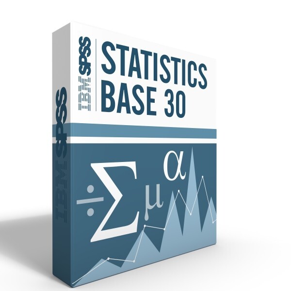 SPSS Statistics Grad Pack 30.0 Base Windows or Mac 6 month License