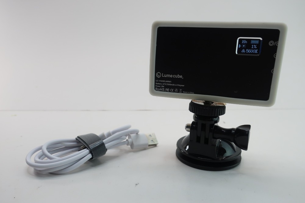 Lume Cube LC-Panelmini1 5w Bicolor Portable Mini LED w/ Stand Cable Silicone