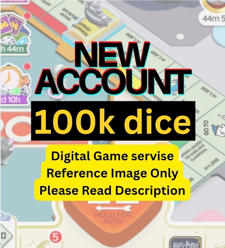 Monopoly GO Account 100k Dice – Read Description!!