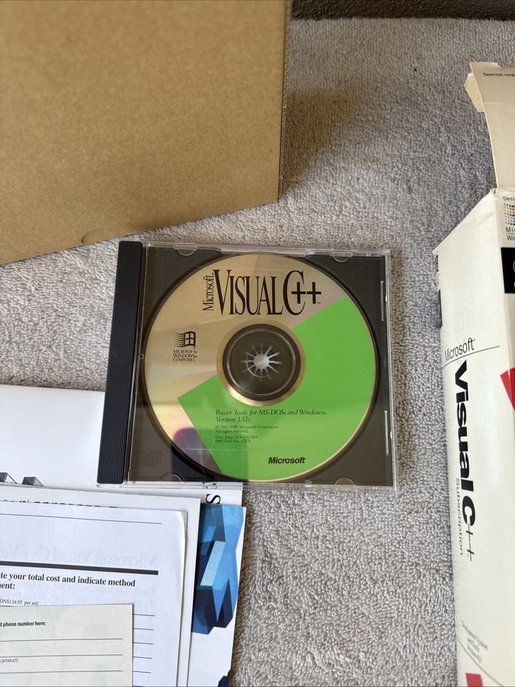 Microsoft Visual C++ Version 1.52 Power Tools for MS-DOS & Windows