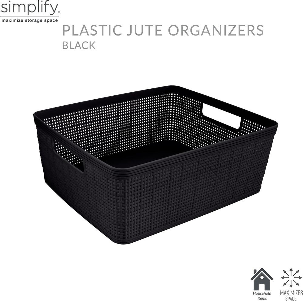 10 Piece Organizing Set Multiple Size Bins Multipurpose Office Desk Dorm