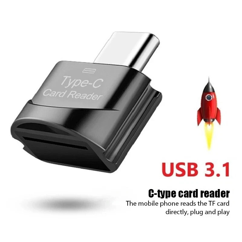 USB-C To Micro SD Memory Card Reader TF Adapter Type C