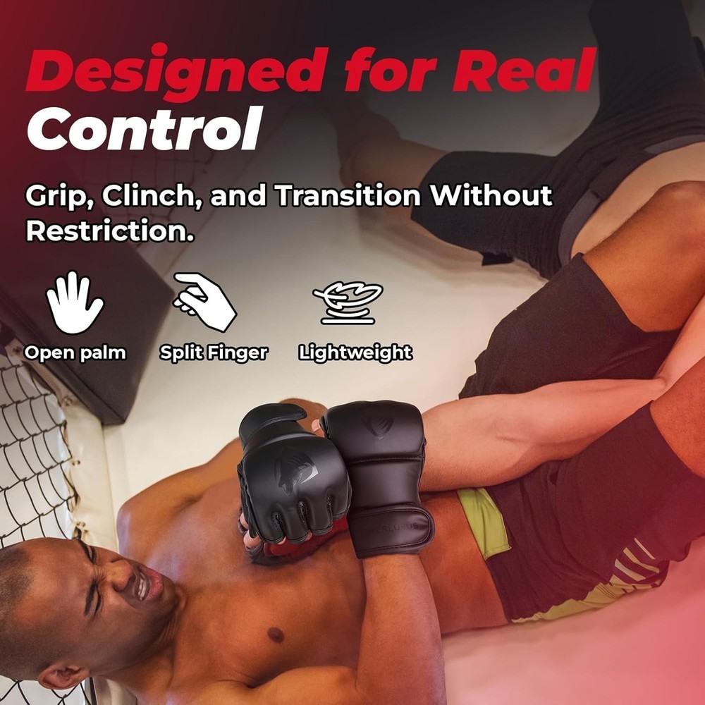 Ambidextrous Training Gloves with Hook and Loop Closure for Every Fighter