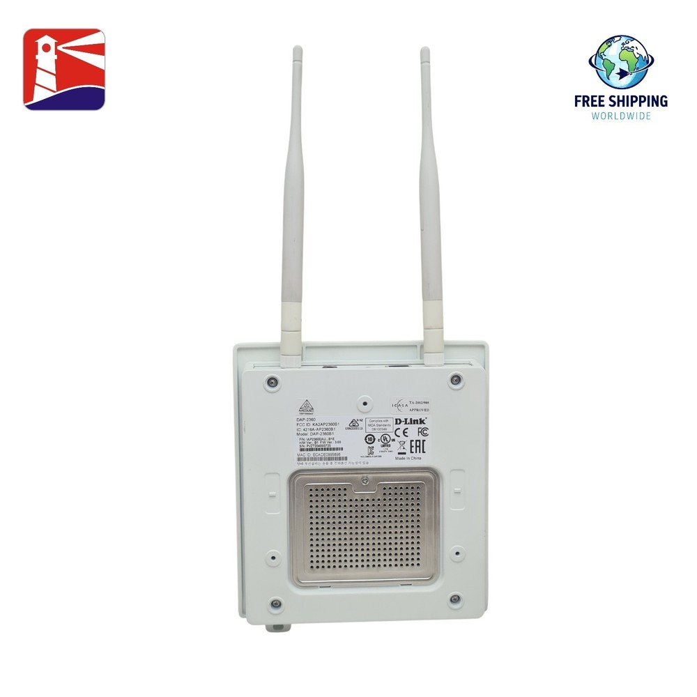D-Link DAP-2360 Wireless N 2.4 GHz Access Point. PoE