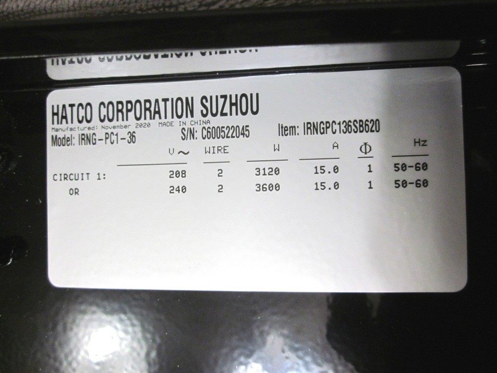 HATCO R02.01.481.00 Main Control Board
