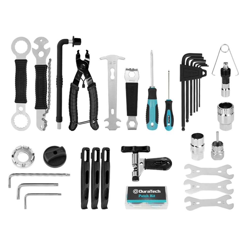 DURATECH 41PCS Bicycle Tool Kit Bike Tool Kit w/Storage Box Bike Repair Tool Kit