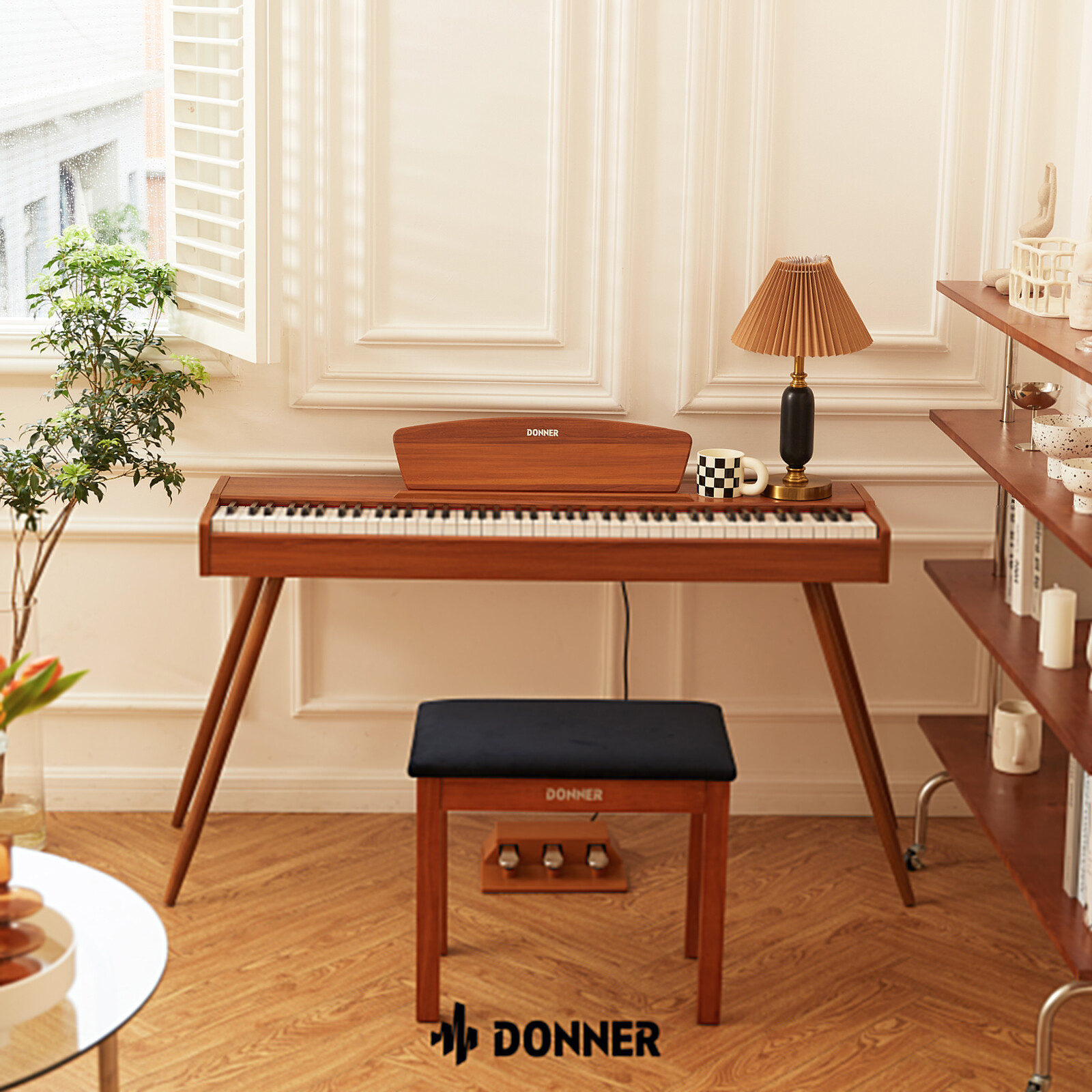 Donner DDP-80 Digital Piano Keyboard 88-Key Weighted Keys