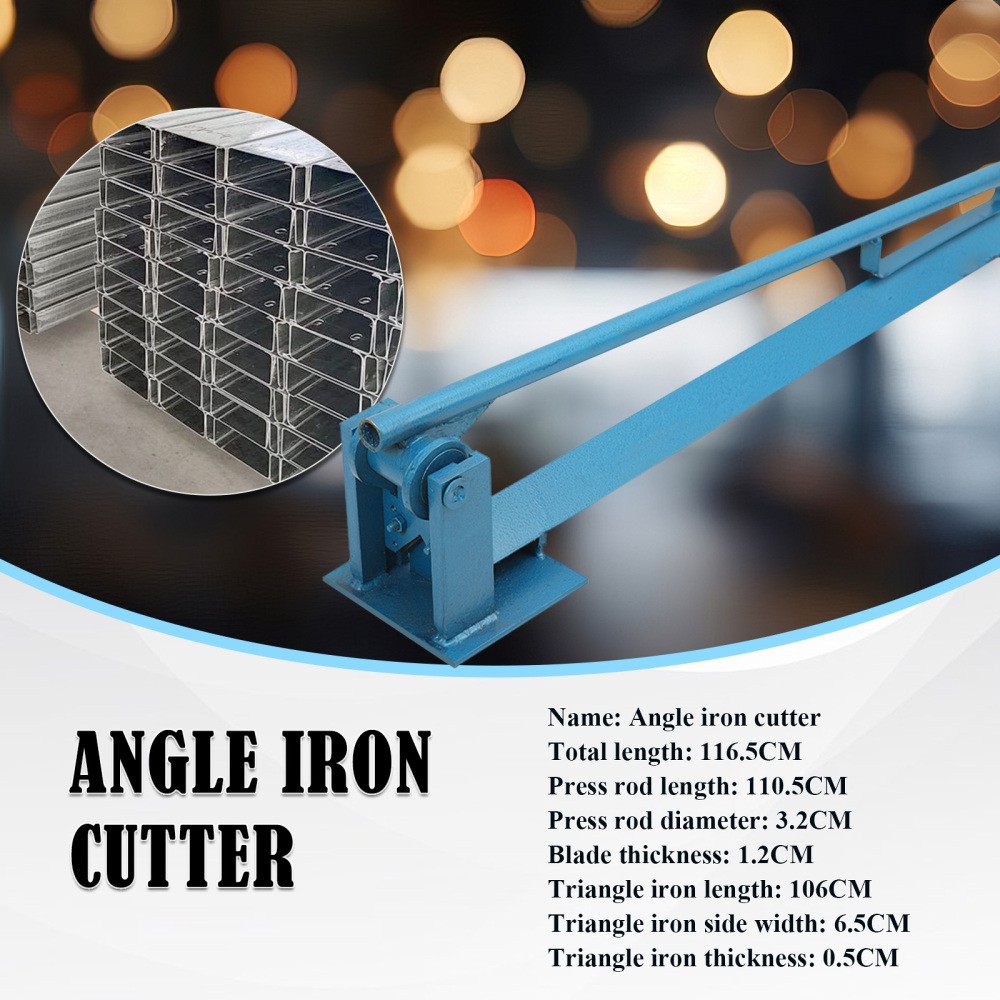 Angle Iron Cutter Angle Steel Shelf Right Angle Profile Scissors Cutting Machine
