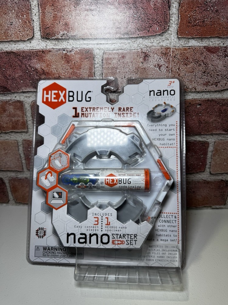 HexBug Nano Starter Set 1 Extremely Rare Mutation Hex Bug