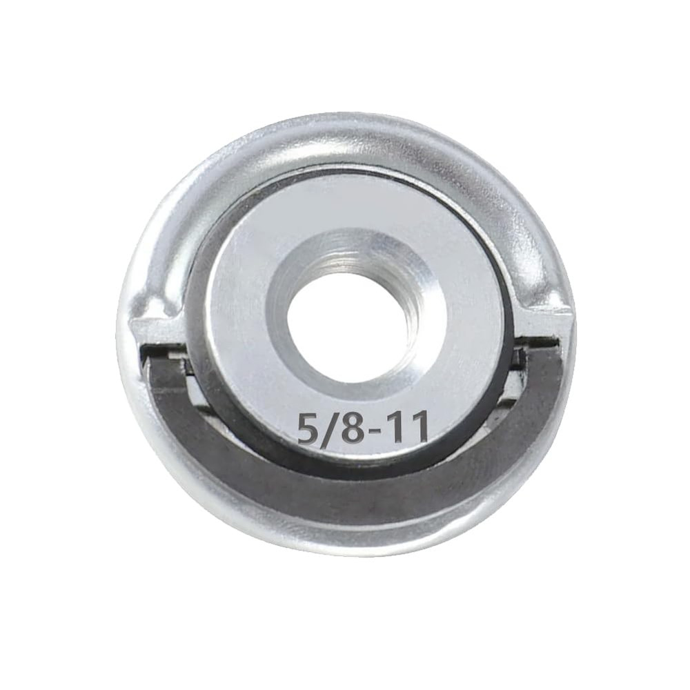 2Pcs Angle Grinder Flange Nuts with 5/8-11 Inch Thread Quick Change Grinder Fla