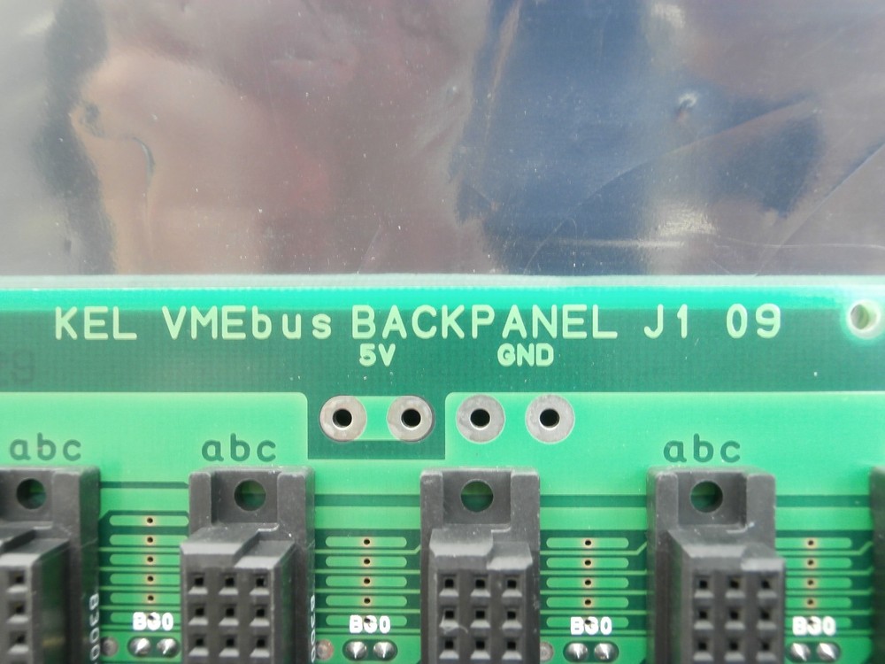 KEL VMEbus BACKPANEL J1 09 Backplane PCB Board Used Working