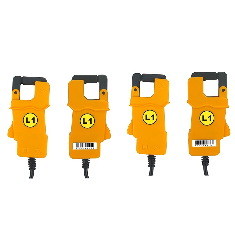 Digital 3 Phase Power Quality Analyzer Meter with Clamp 10A Max Resolution 1mA