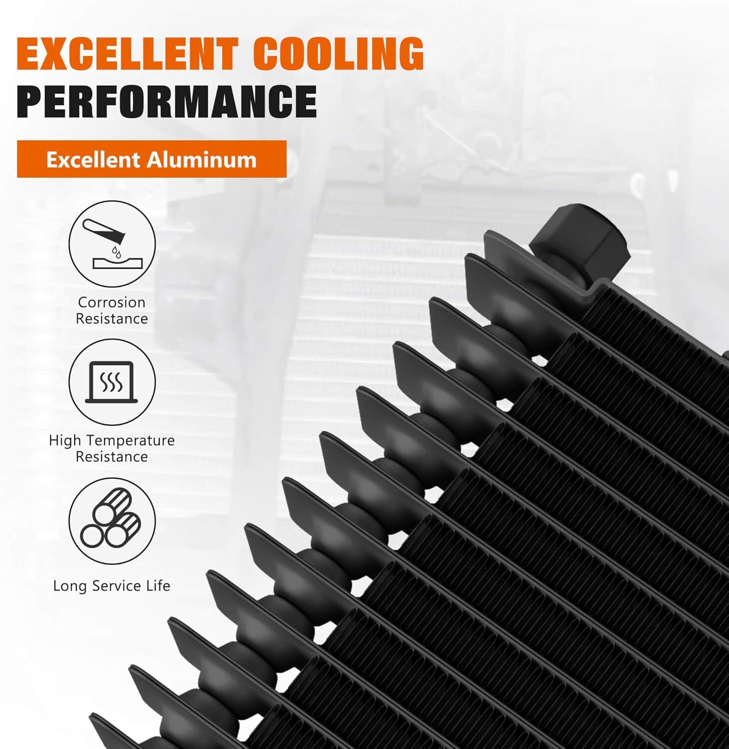 Tru Cool 40K Transmission Cooler Transmission Oil Cooler GVW Max 40,000 LPD47391