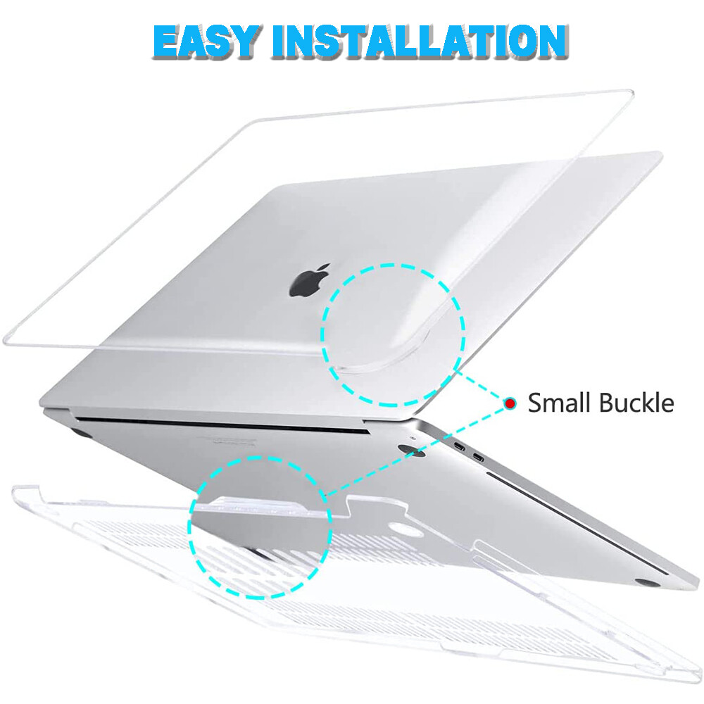 F MacBook Pro 13"M1 M2 A2338 A2289 A2251 Hard Case Shell &Keyboard LCD Protector